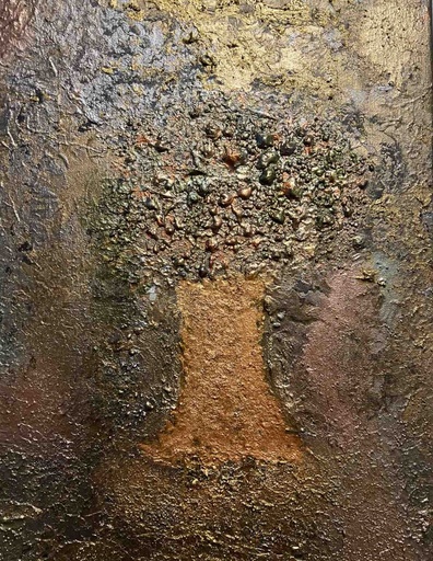 [RFA54] 'Есен' картина с акрилни бои, платно с подрамка 30x40 см