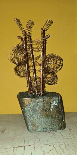 [RFA60] "Forest" decorative plastic with copper elements